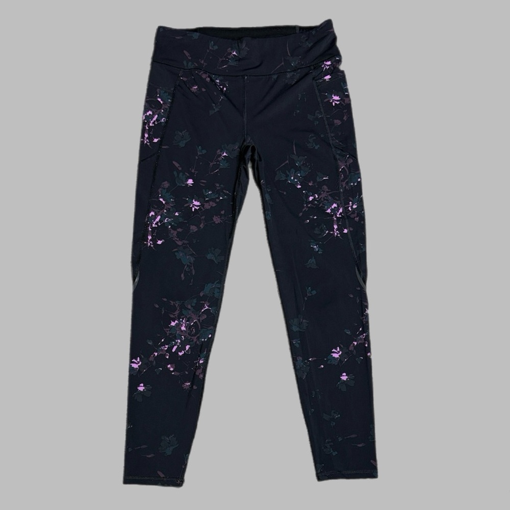 Sweaty Betty Zero Gravity Full Length Leggings Daisy Floral Print Black Large - Picture 2 of 10